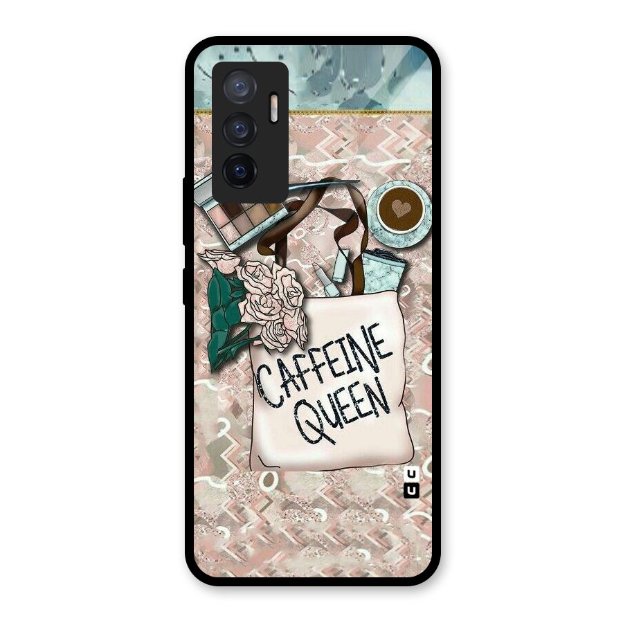 Caffeine Queen Glass Back Case for Vivo V23e