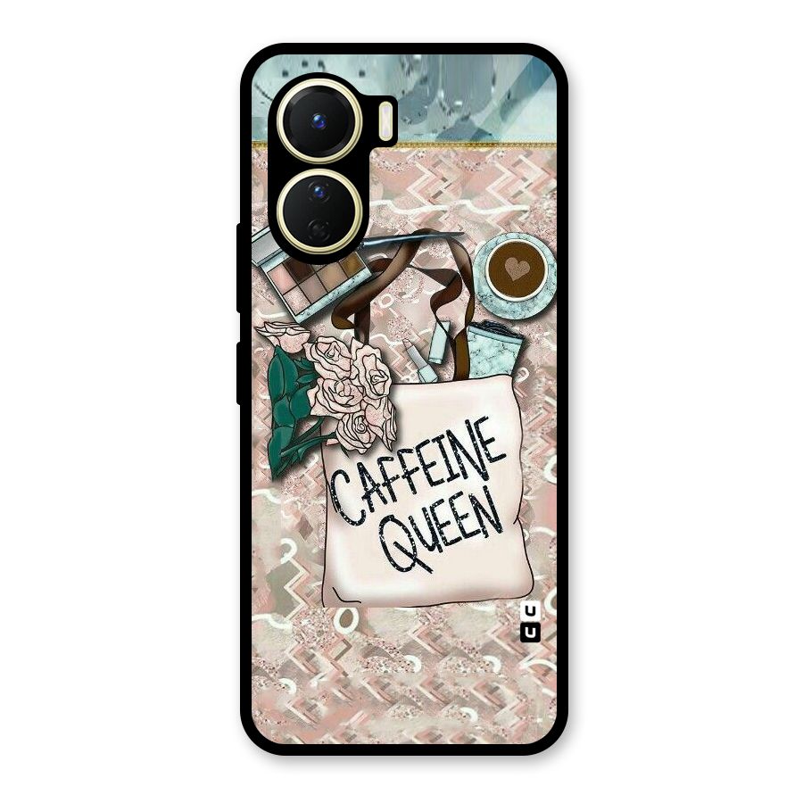 Caffeine Queen Glass Back Case for Vivo Y16