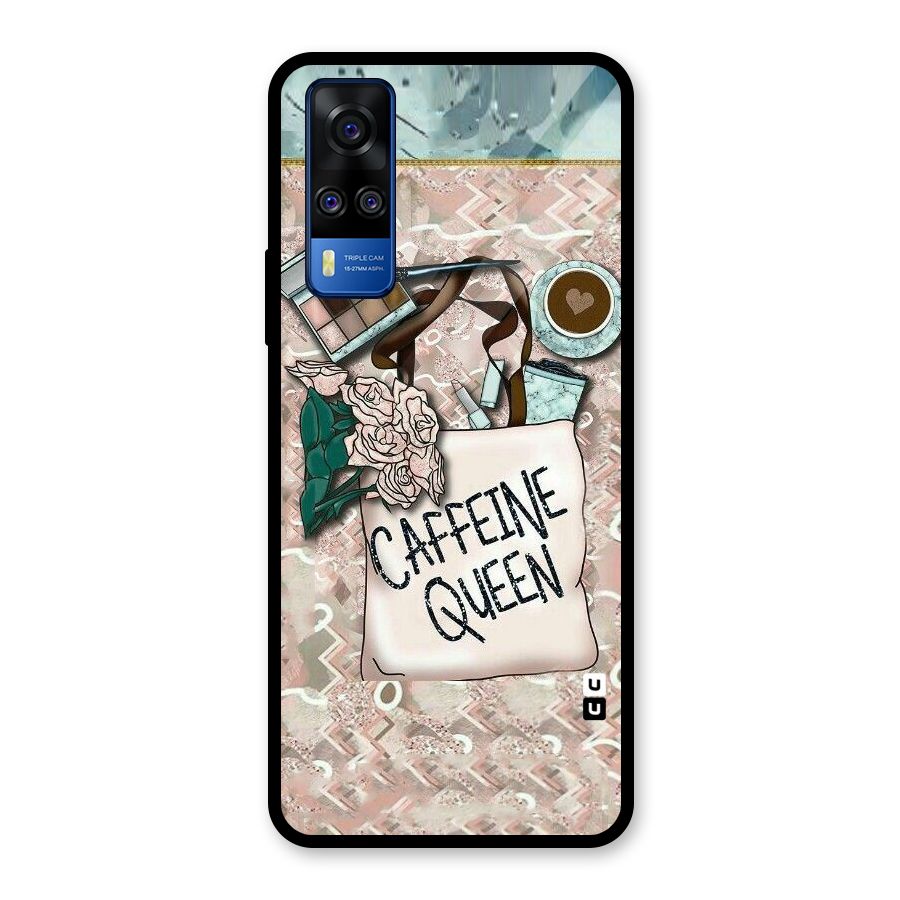 Caffeine Queen Glass Back Case for Vivo Y31
