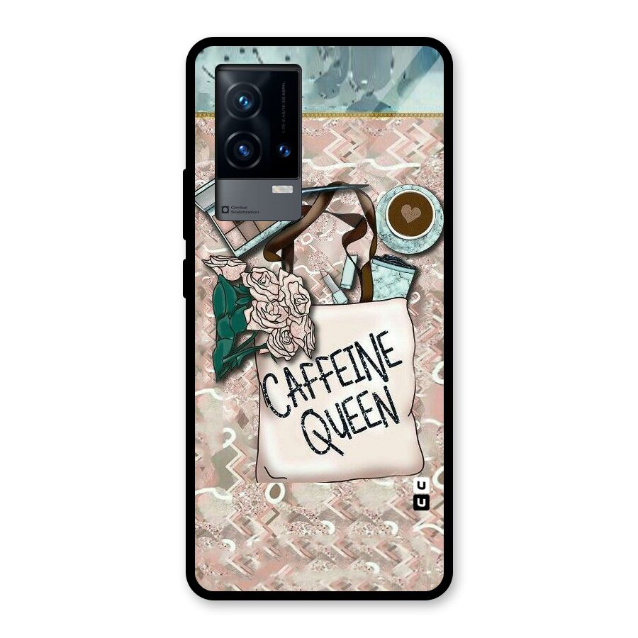 Caffeine Queen Glass Back Case for iQOO 9 5G