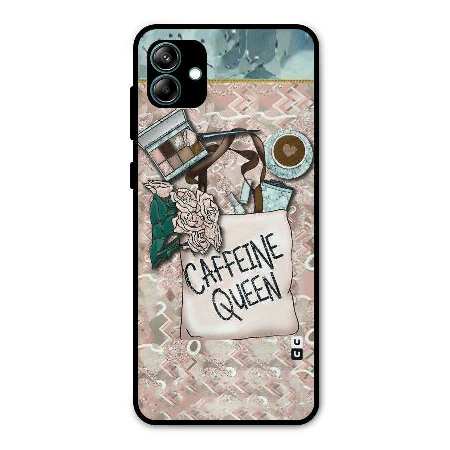 Caffeine Queen Metal Back Case for Galaxy A04