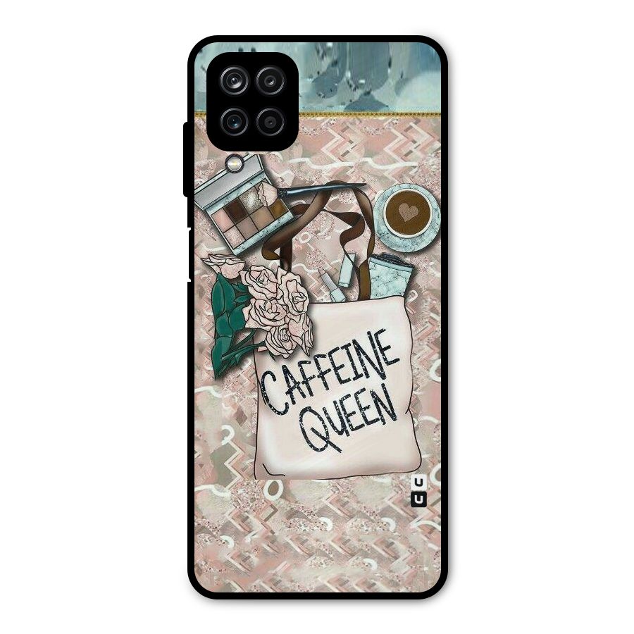 Caffeine Queen Metal Back Case for Galaxy A12