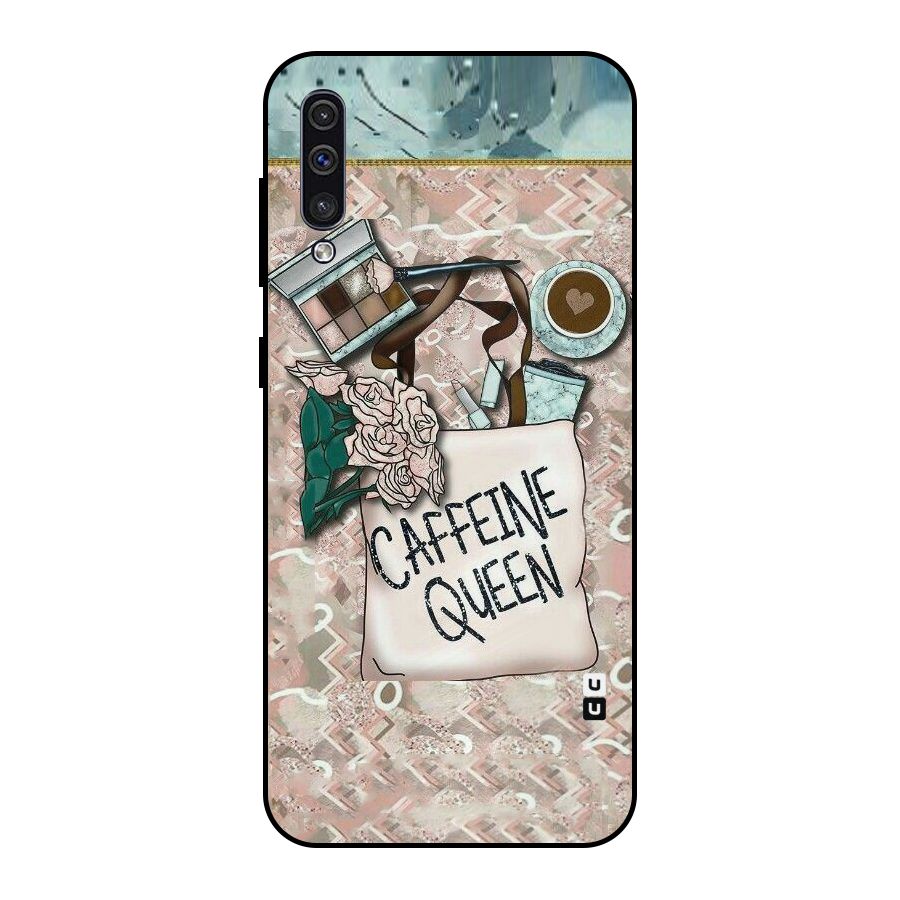 Caffeine Queen Metal Back Case for Galaxy A50
