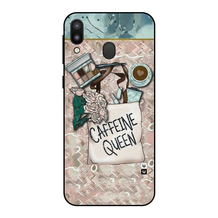 Caffeine Queen Metal Back Case for Galaxy M20