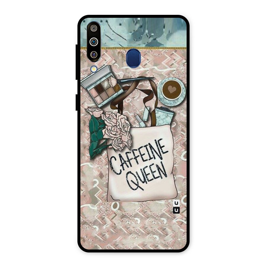 Caffeine Queen Metal Back Case for Galaxy M30