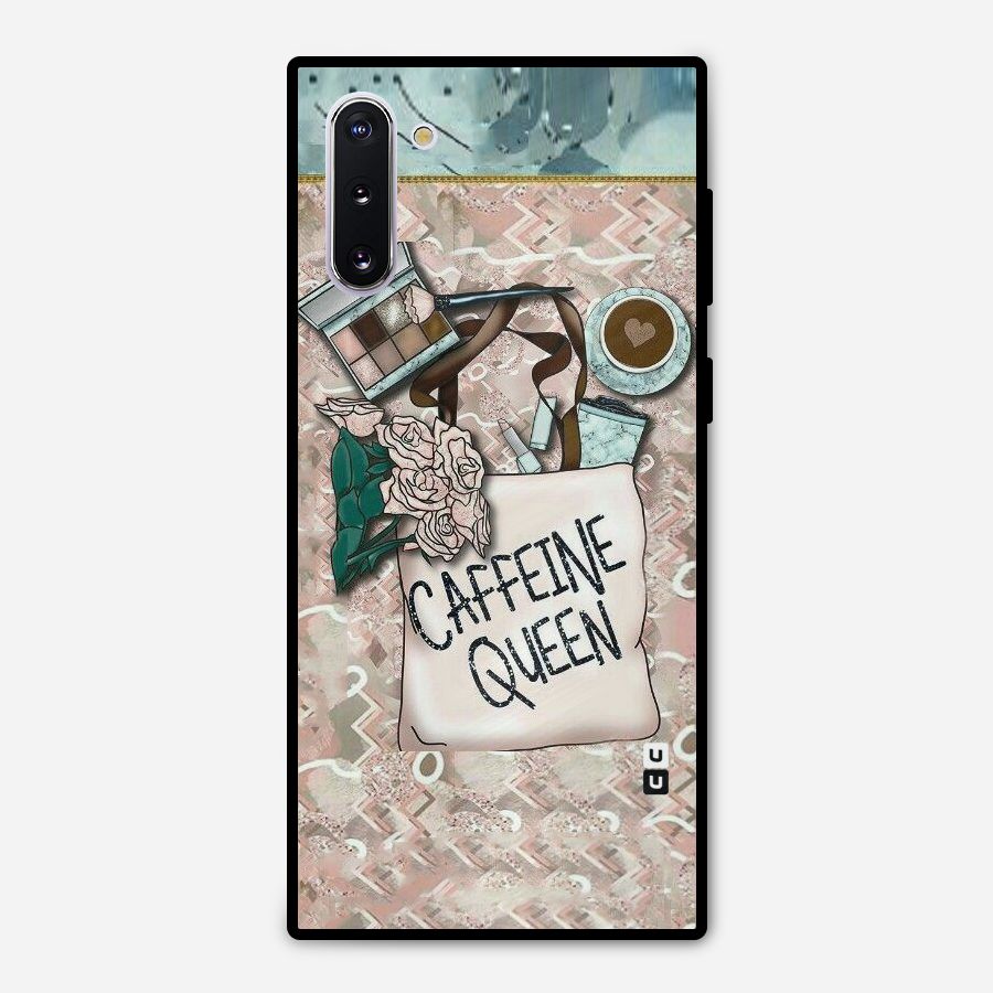Caffeine Queen Metal Back Case for Galaxy Note 10