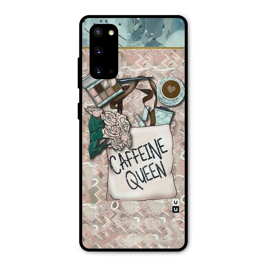 Caffeine Queen Metal Back Case for Galaxy S20