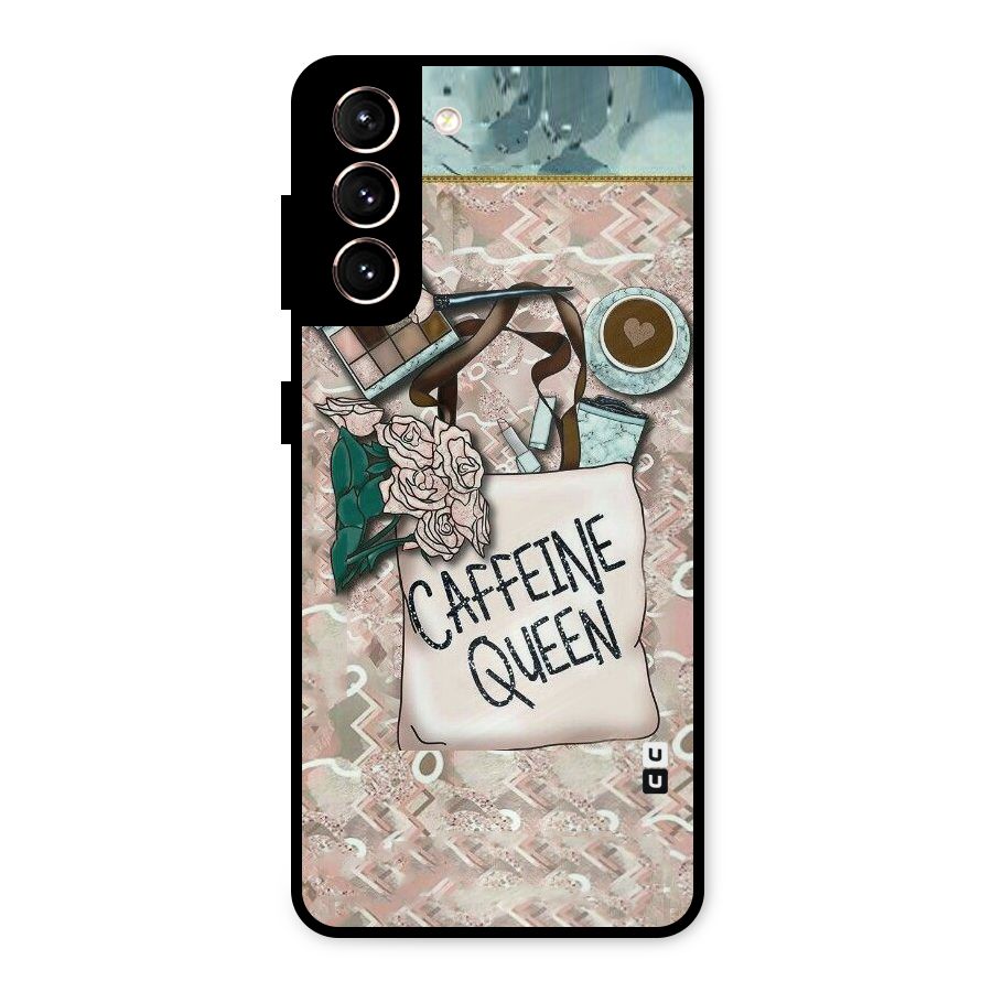 Caffeine Queen Metal Back Case for Galaxy S21 5G