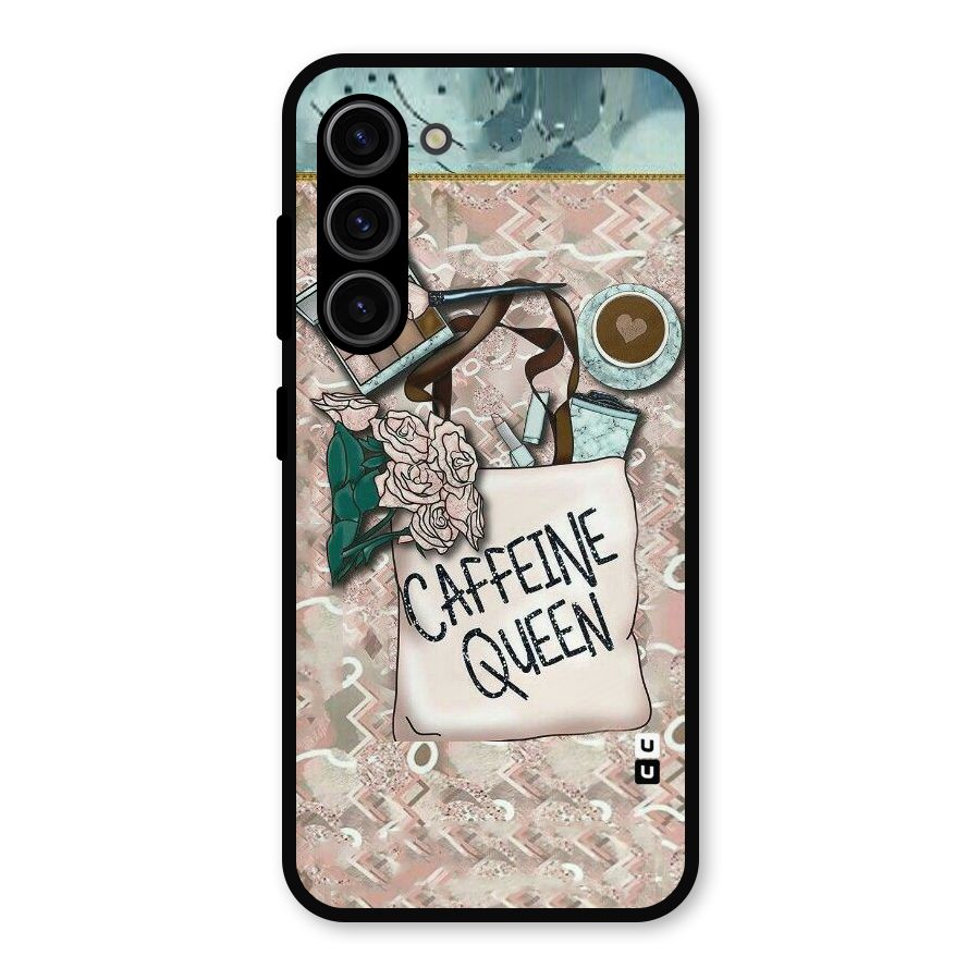 Caffeine Queen Metal Back Case for Galaxy S23
