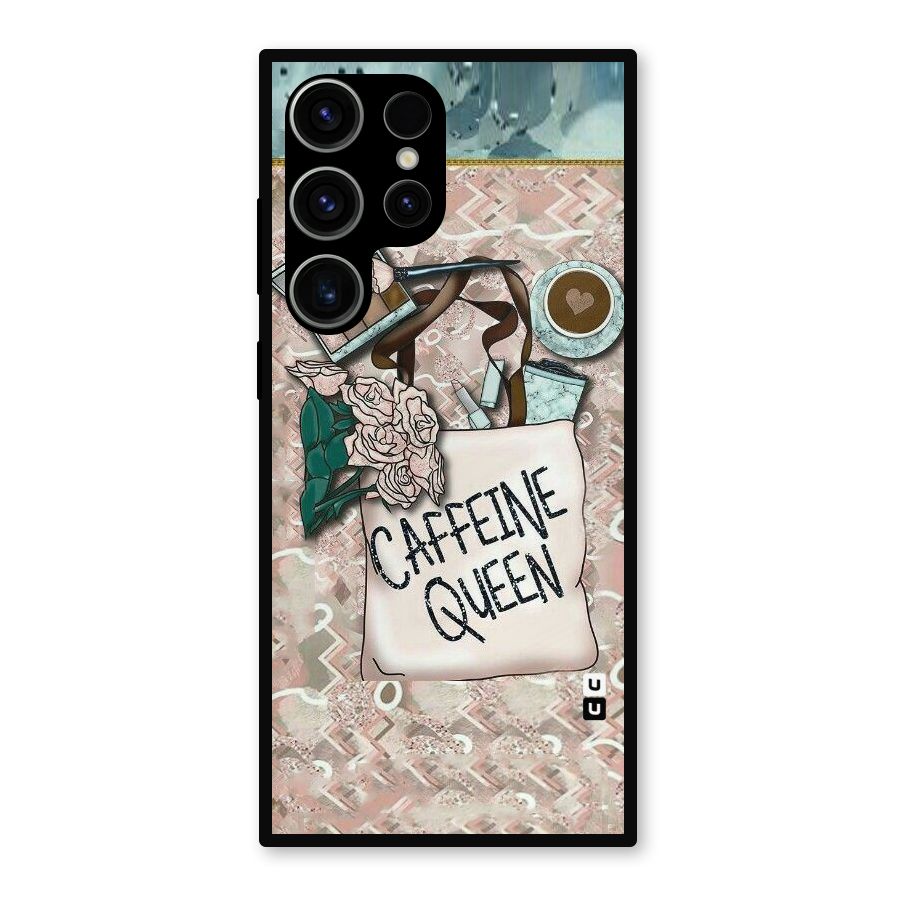 Caffeine Queen Metal Back Case for Galaxy S23 Ultra