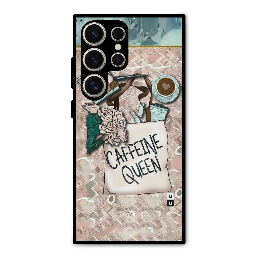 Caffeine Queen Metal Back Case for Galaxy S24 Ultra
