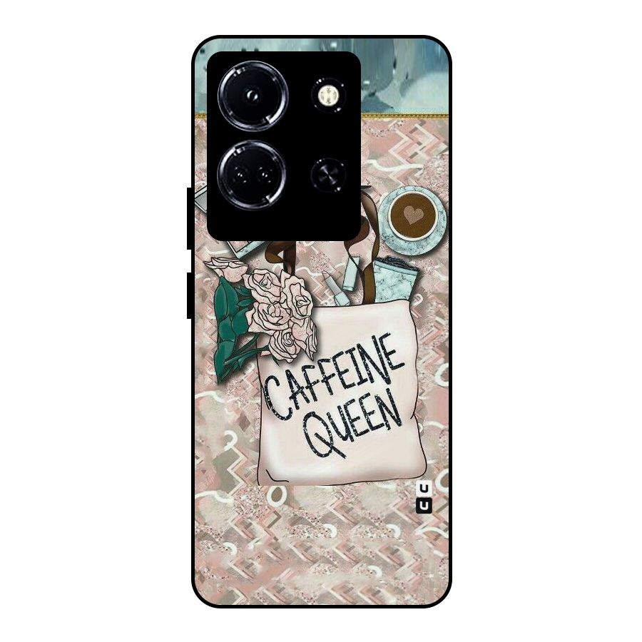 Caffeine Queen Metal Back Case for Infinix Note 30 5G