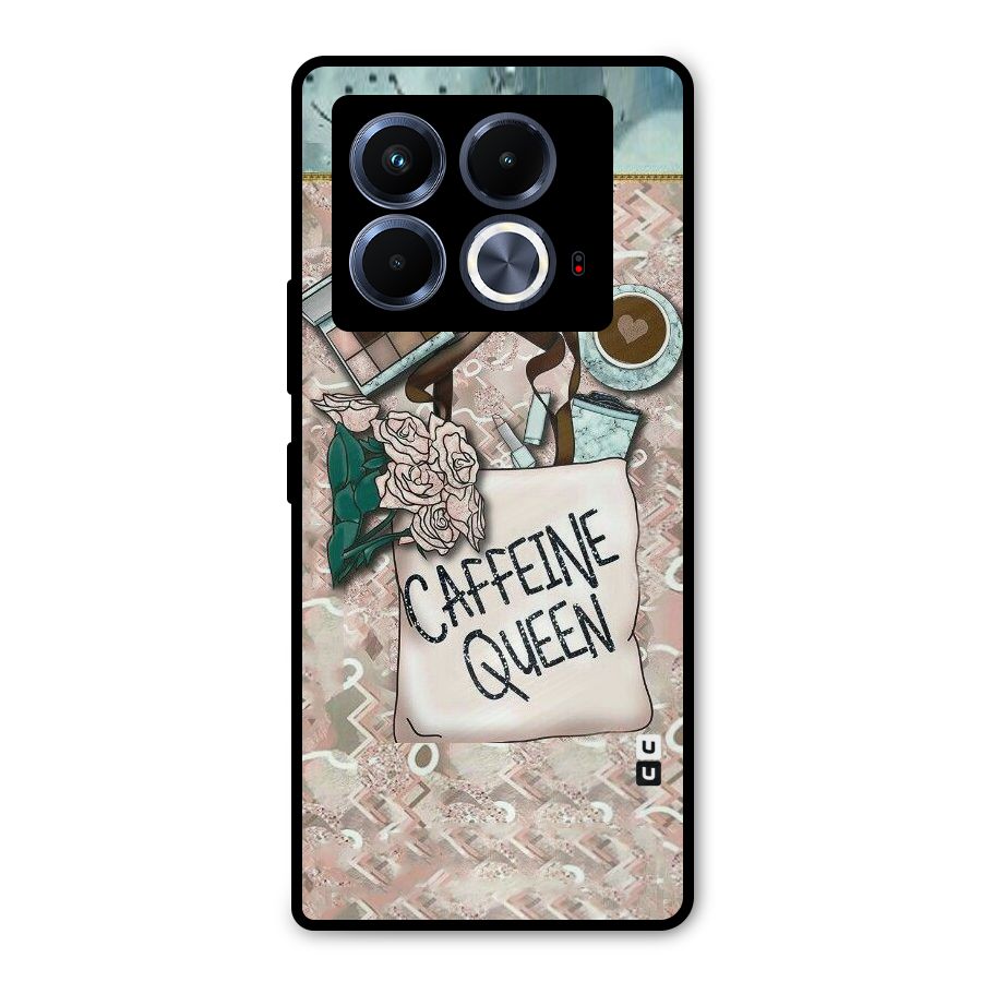 Caffeine Queen Metal Back Case for Infinix Note 40 5G
