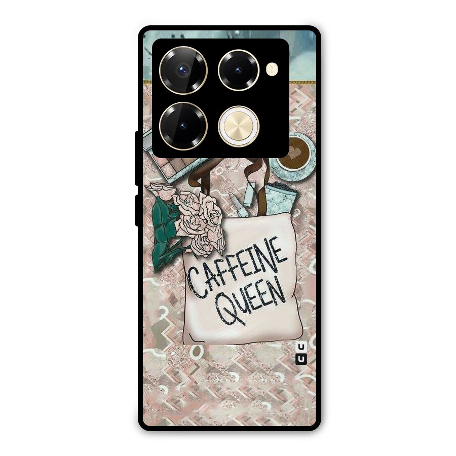 Caffeine Queen Metal Back Case for Infinix Note 40 Pro