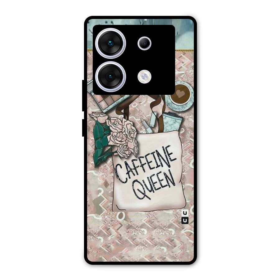Caffeine Queen Metal Back Case for Infinix Zero 30 5G