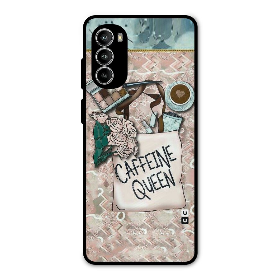 Caffeine Queen Metal Back Case for Moto G82
