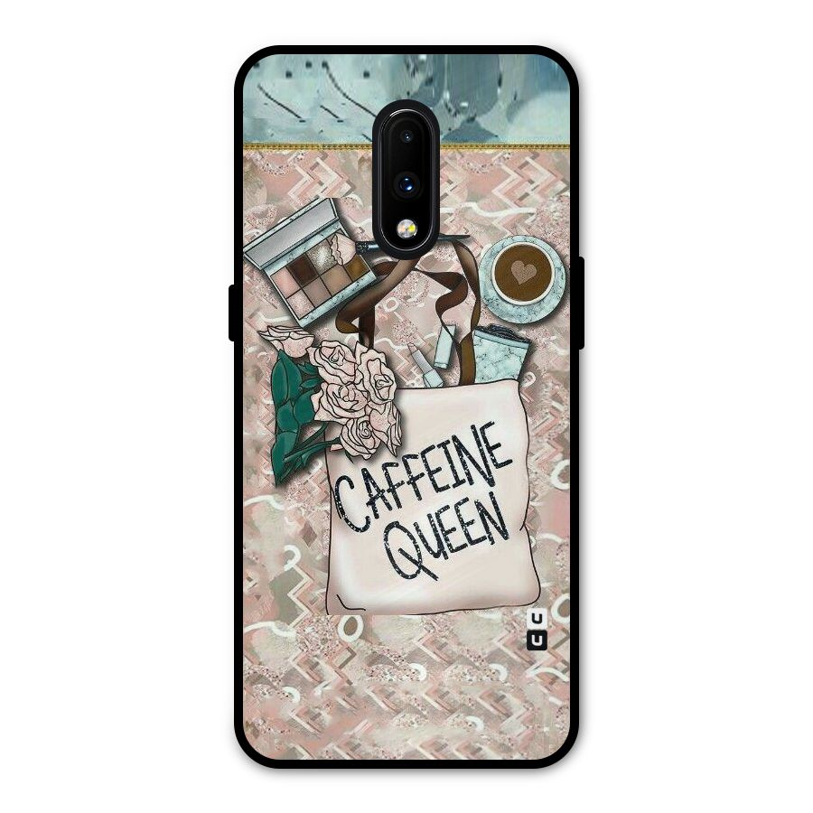 Caffeine Queen Metal Back Case for OnePlus 7