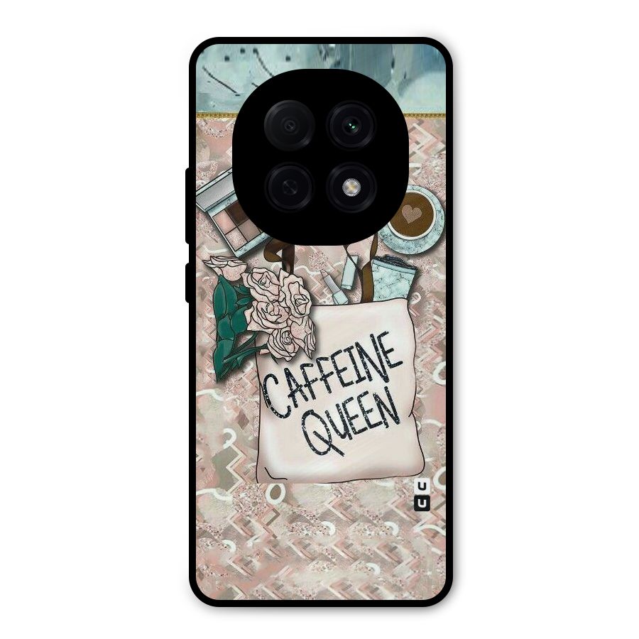 Caffeine Queen Metal Back Case for Oppo F29 Pro