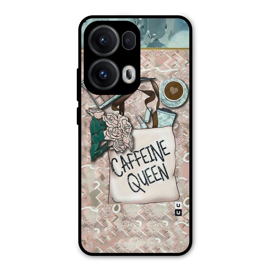 Caffeine Queen Metal Back Case for Oppo Reno13 Pro