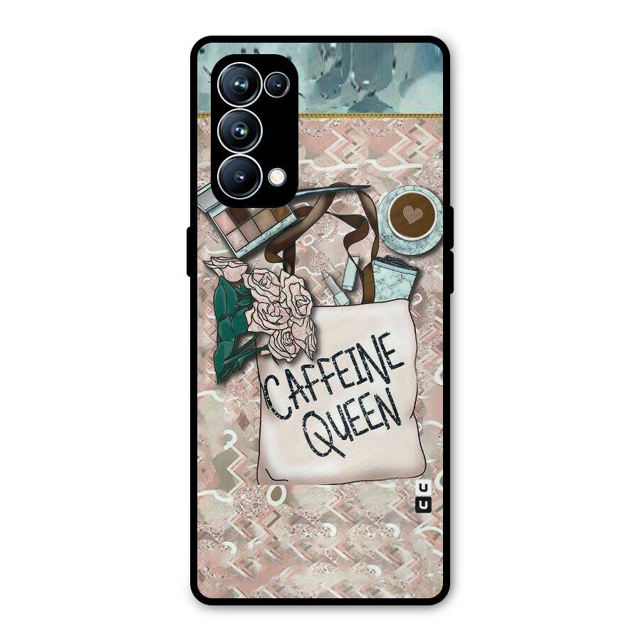 Caffeine Queen Metal Back Case for Oppo Reno5 Pro 5G