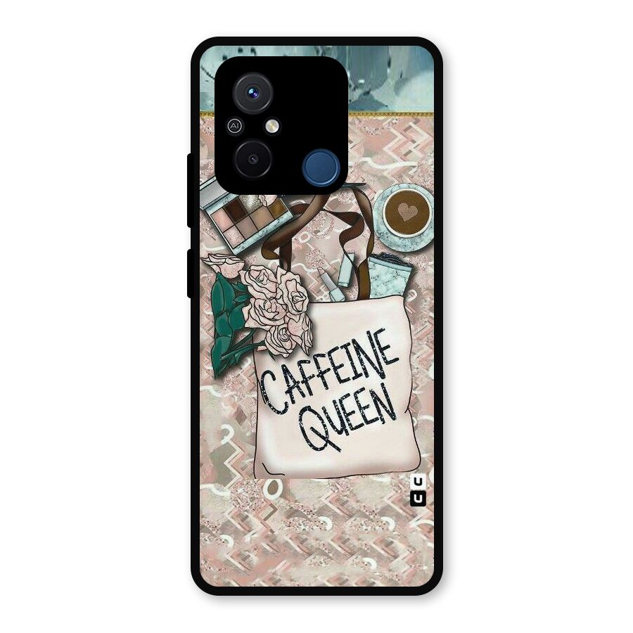 Caffeine Queen Metal Back Case for Poco C55