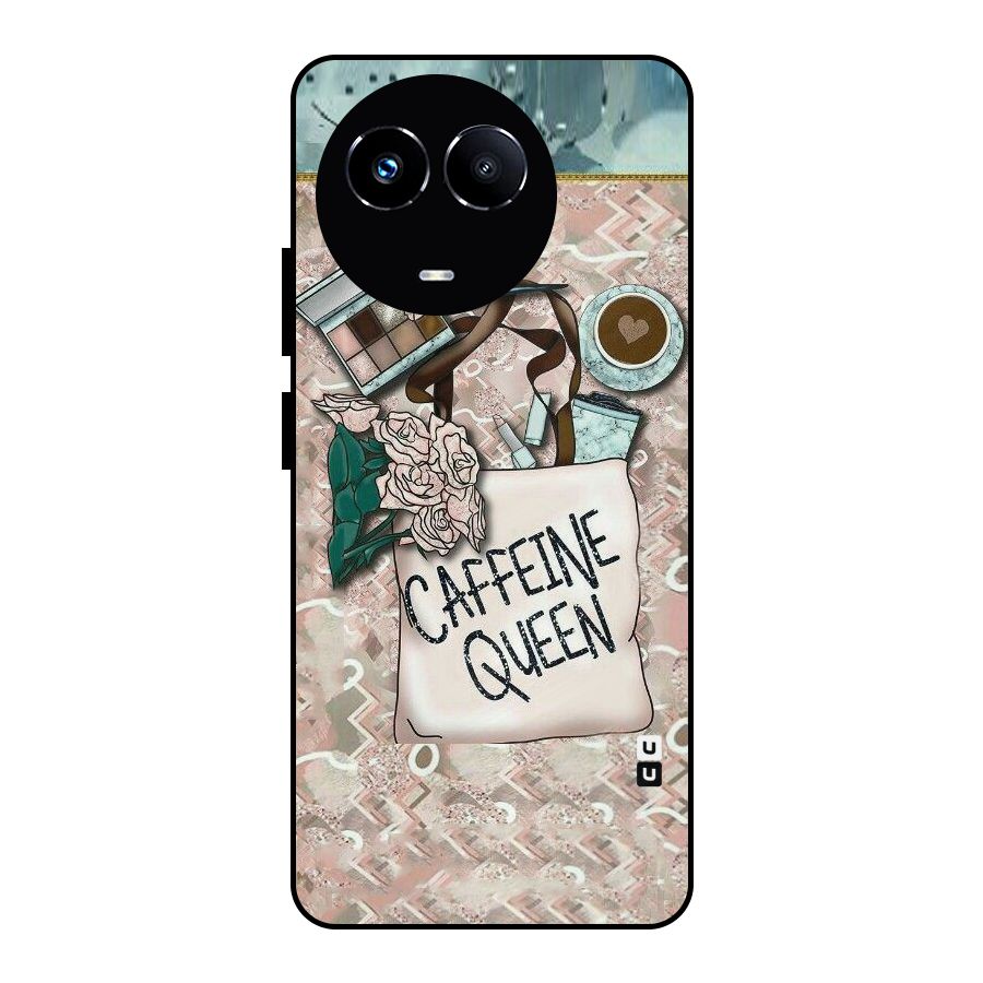 Caffeine Queen Metal Back Case for Realme 11X