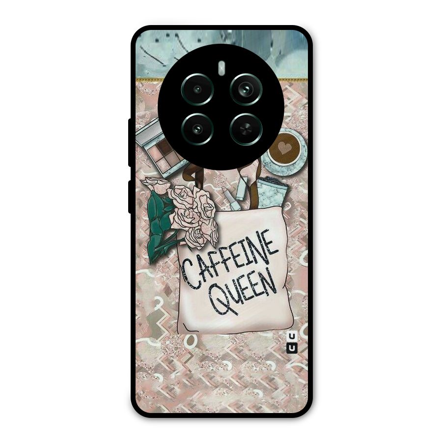 Caffeine Queen Metal Back Case for Realme 12 Plus