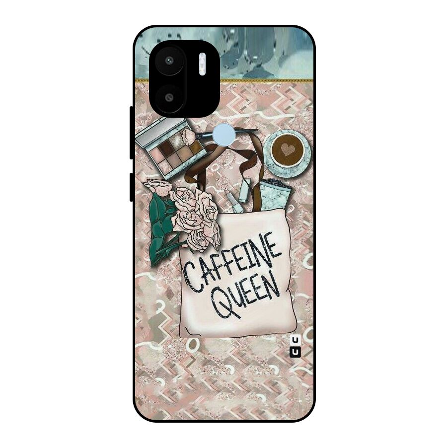 Caffeine Queen Metal Back Case for Redmi A1+