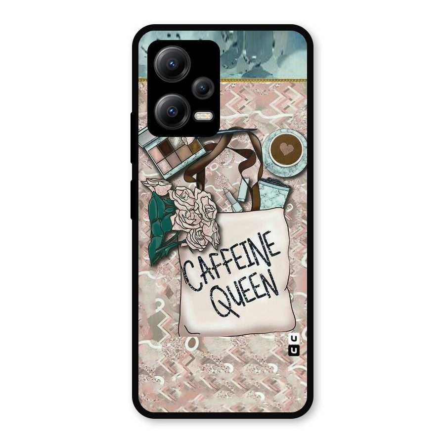 Caffeine Queen Metal Back Case for Redmi Note 12 5G