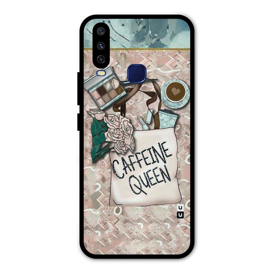 Caffeine Queen Metal Back Case for Vivo V17