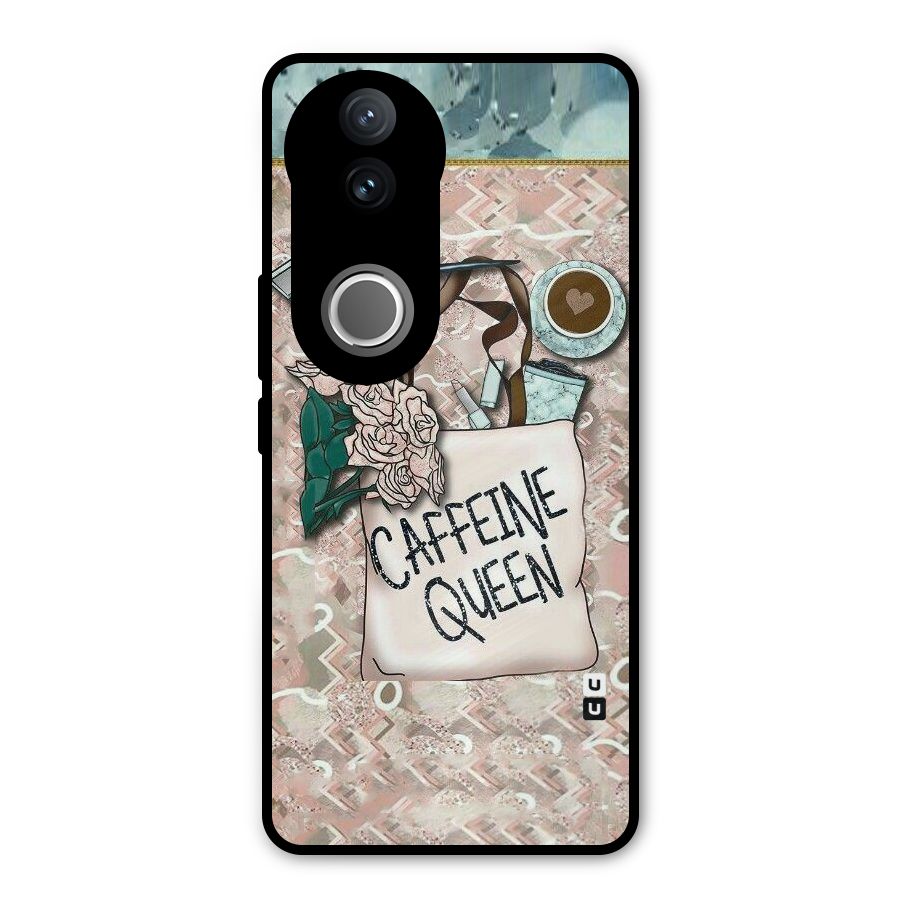 Caffeine Queen Metal Back Case for Vivo V50e