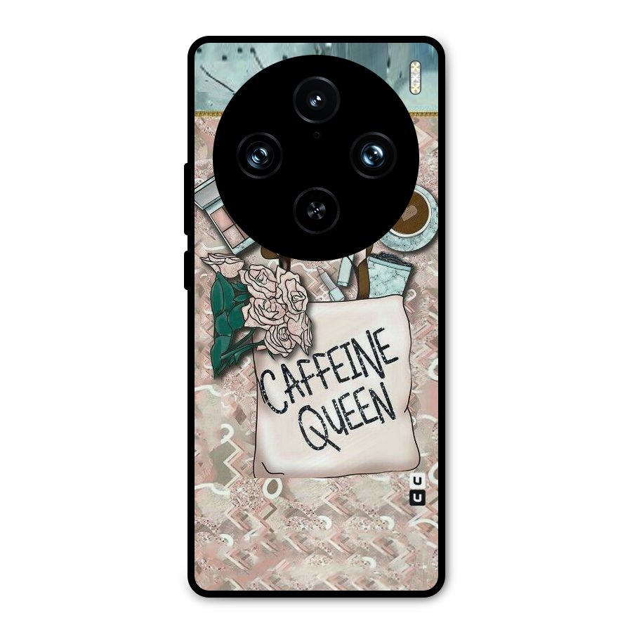 Caffeine Queen Metal Back Case for Vivo X100 Pro