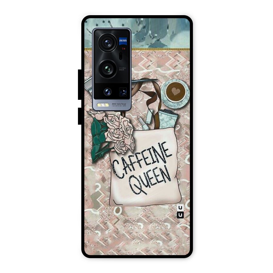 Caffeine Queen Metal Back Case for Vivo X60 Pro Plus