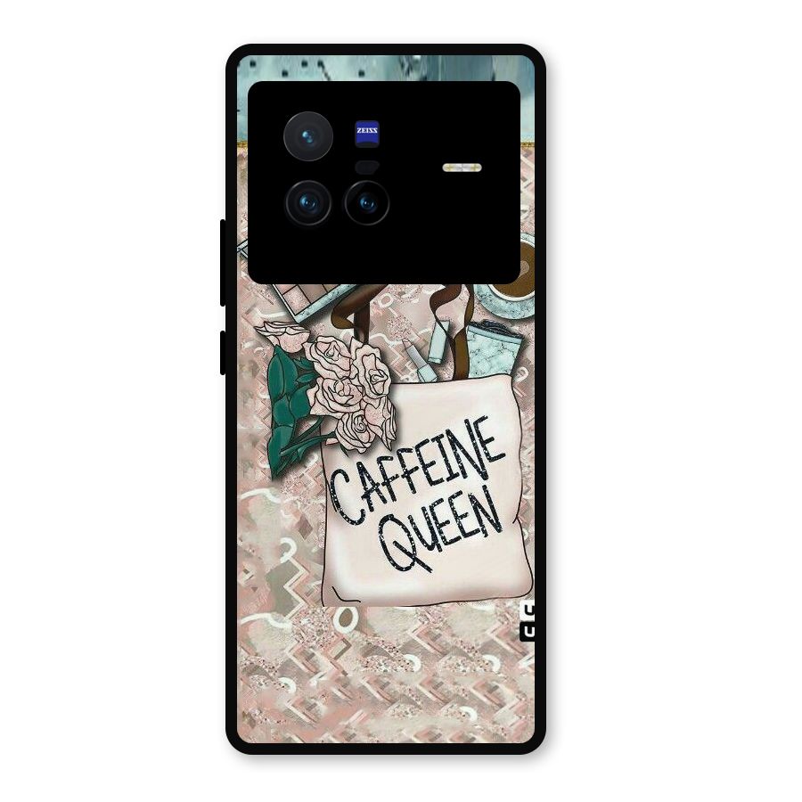 Caffeine Queen Metal Back Case for Vivo X80
