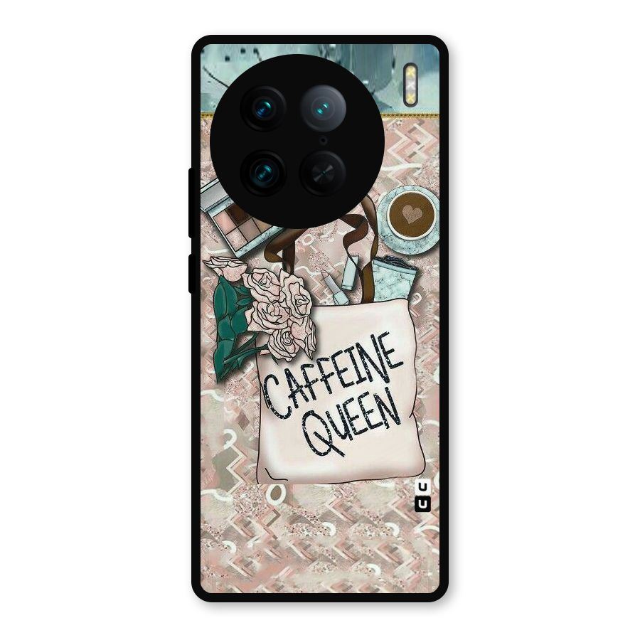 Caffeine Queen Metal Back Case for Vivo X90 Pro