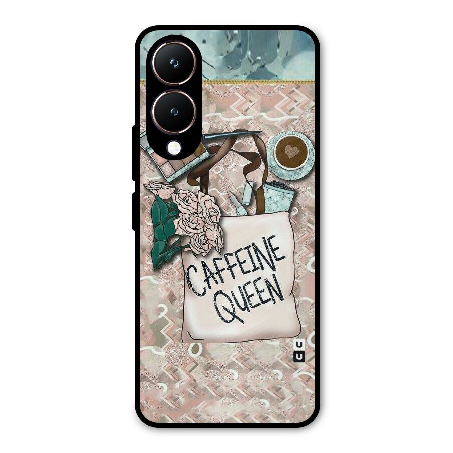 Caffeine Queen Metal Back Case for Vivo Y28