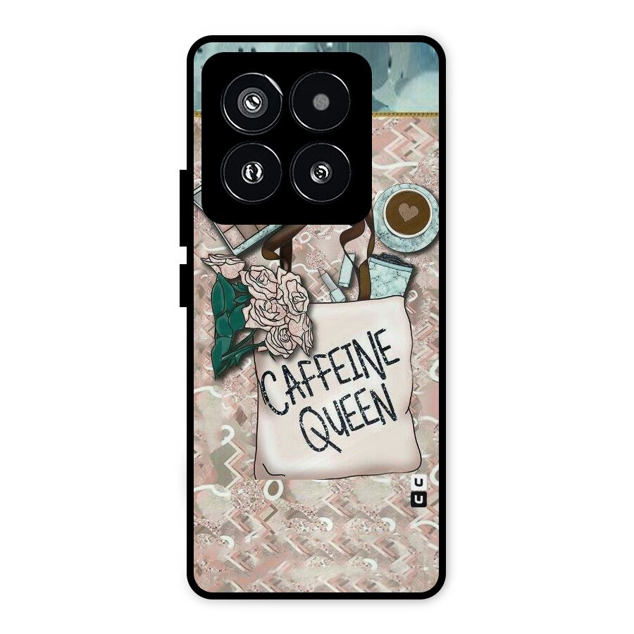 Caffeine Queen Metal Back Case for Xiaomi 14 Pro