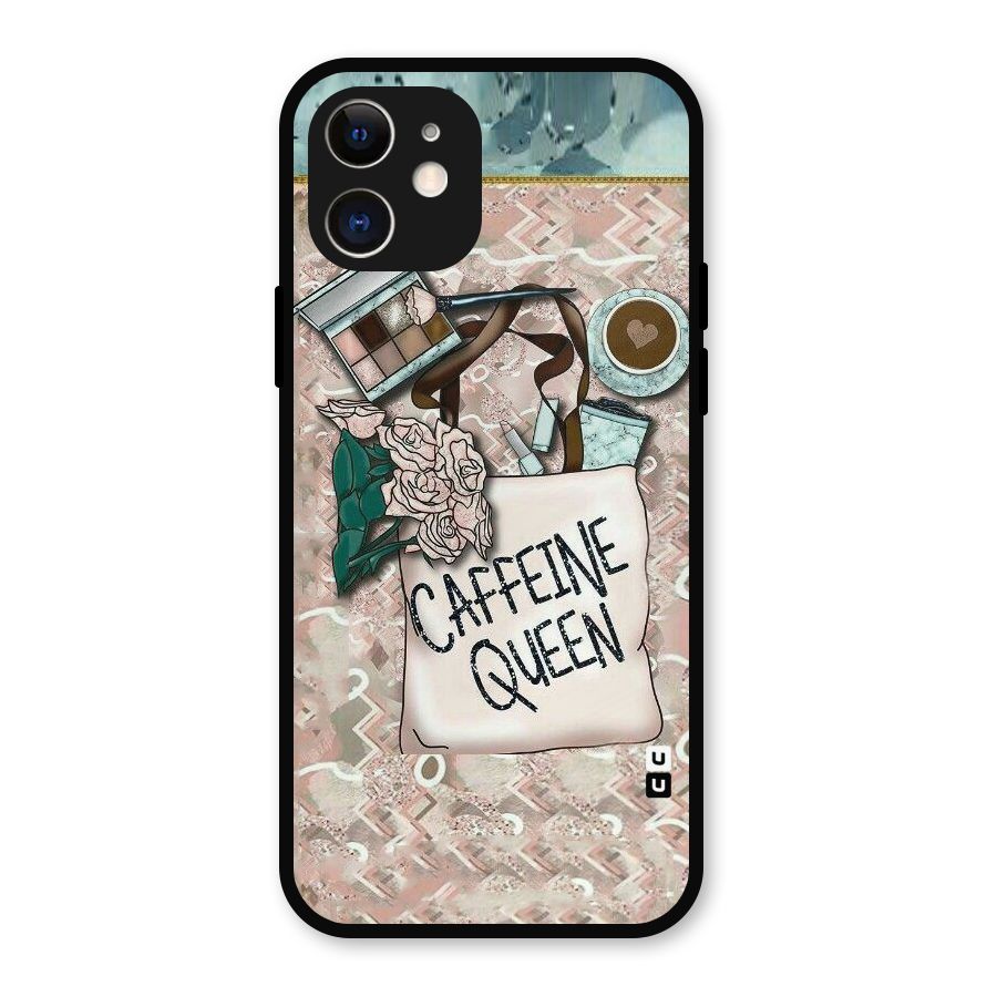 Caffeine Queen Metal Back Case for iPhone 12