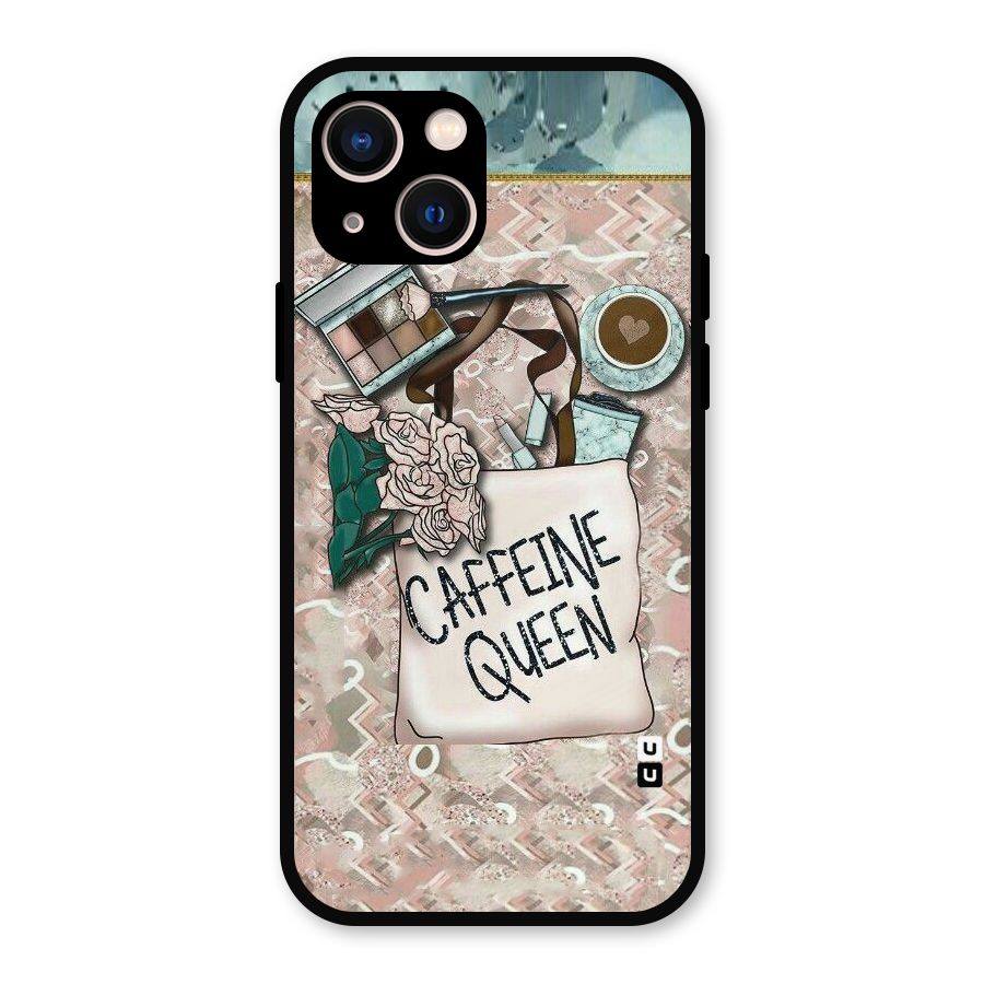 Caffeine Queen Metal Back Case for iPhone 13