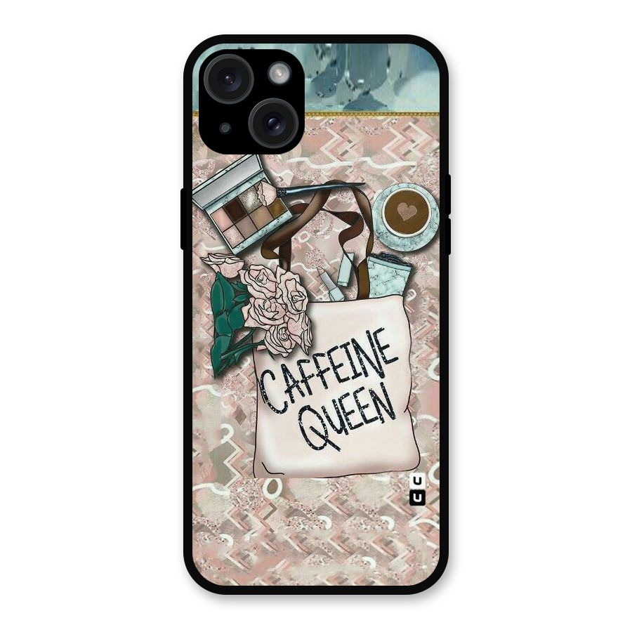 Caffeine Queen Metal Back Case for iPhone 15 Plus