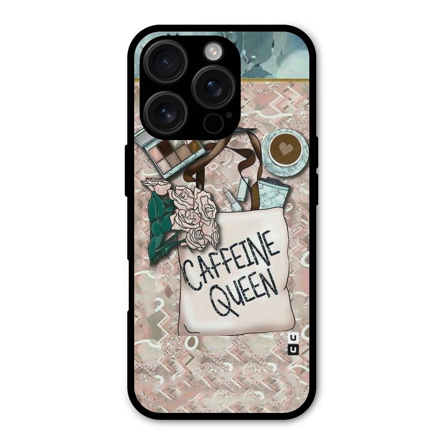 Caffeine Queen Metal Back Case for iPhone 16 Pro