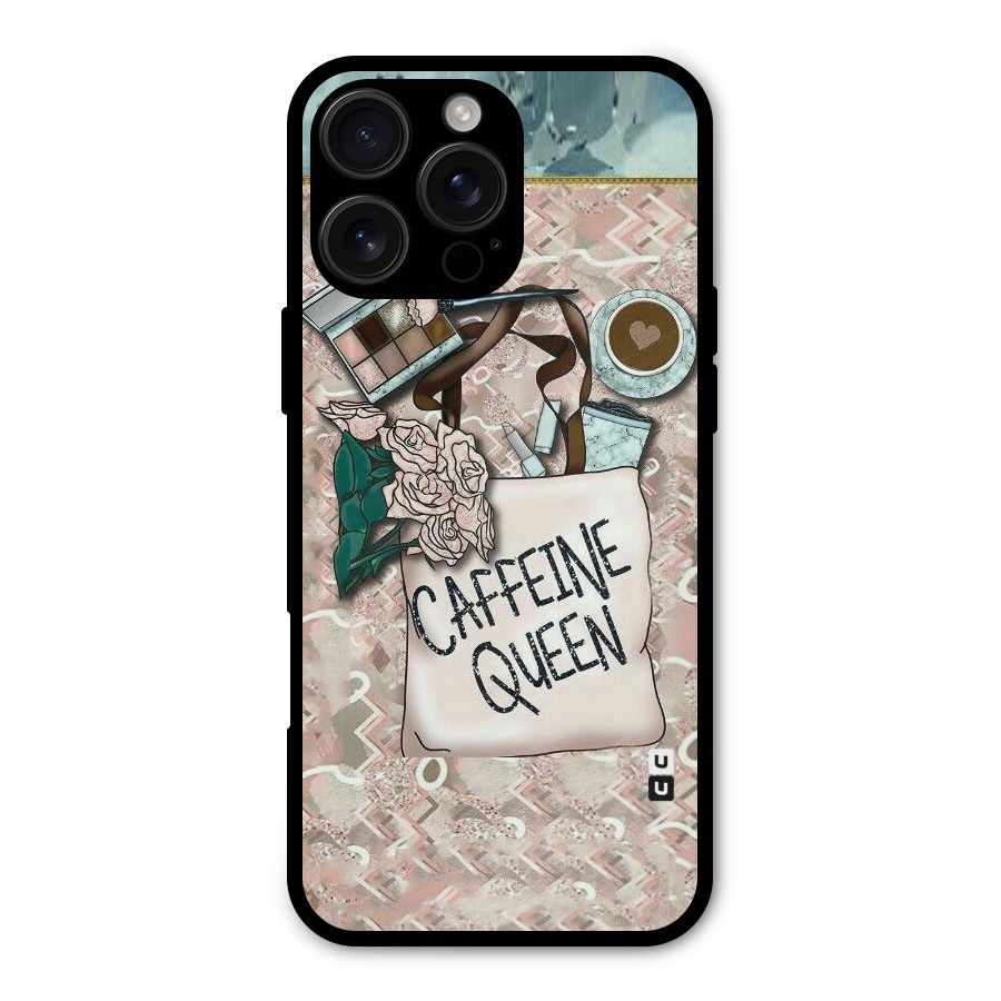 Caffeine Queen Metal Back Case for iPhone 16 Pro Max