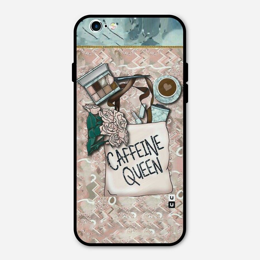 Caffeine Queen Metal Back Case for iPhone 6 6s