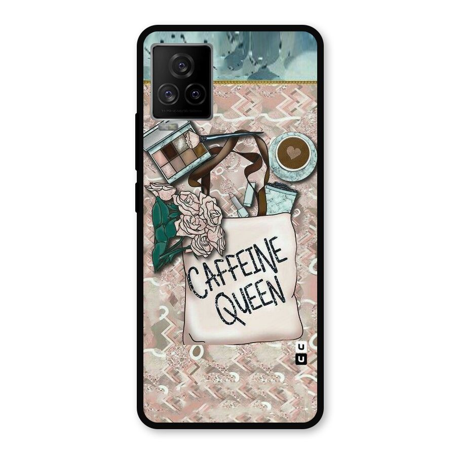 Caffeine Queen Metal Back Case for iQOO 7 Legend 5G