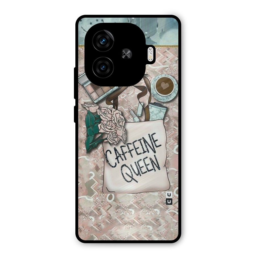 Caffeine Queen Metal Back Case for iQOO Z9 Turbo