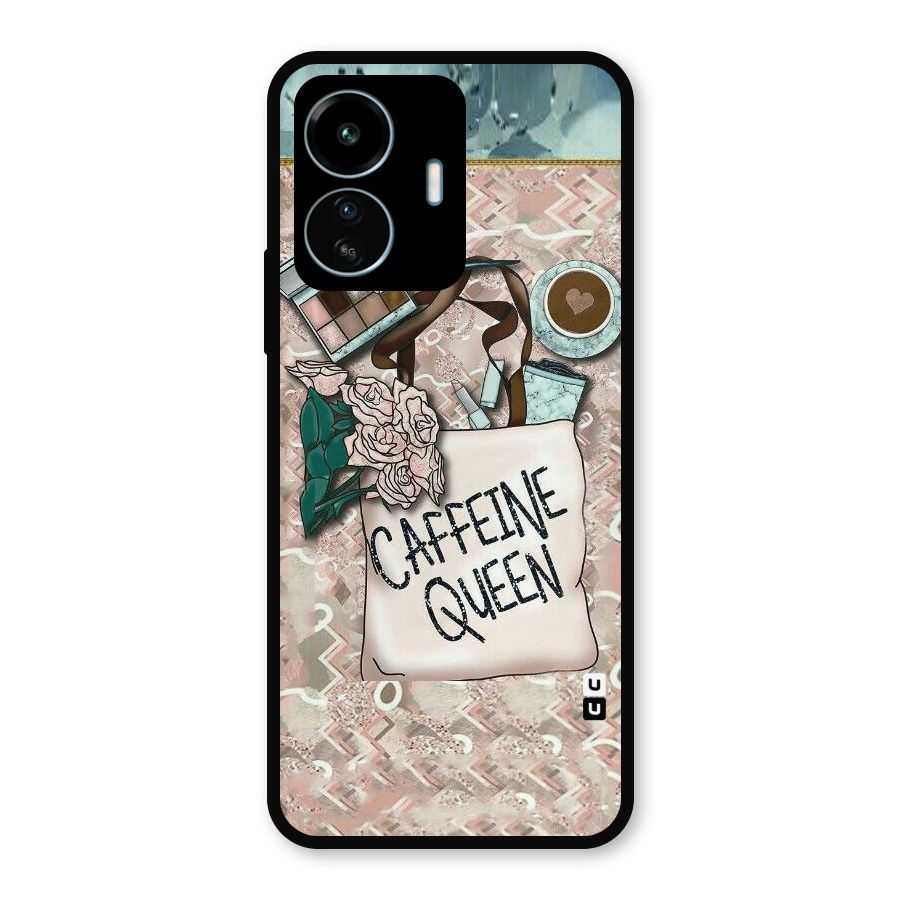 Caffeine Queen Metal Back Case for vivo iQOO Z6 Lite 5G