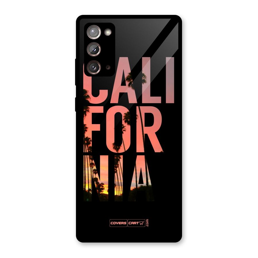 California Glass Back Case for Galaxy Note 20