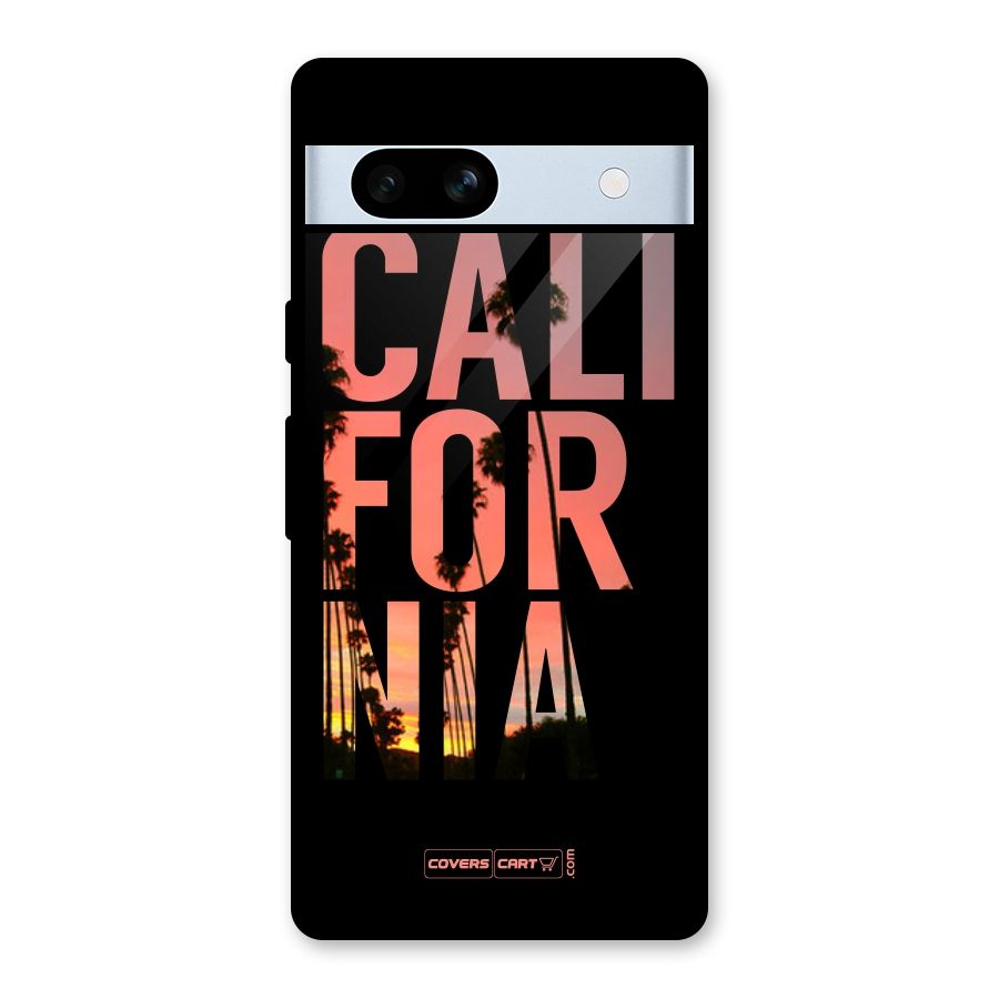 California Glass Back Case for Google Pixel 7a