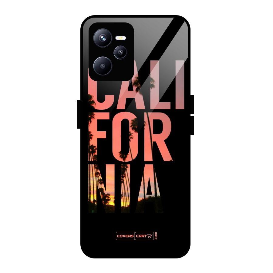 California Glass Back Case for Realme C35