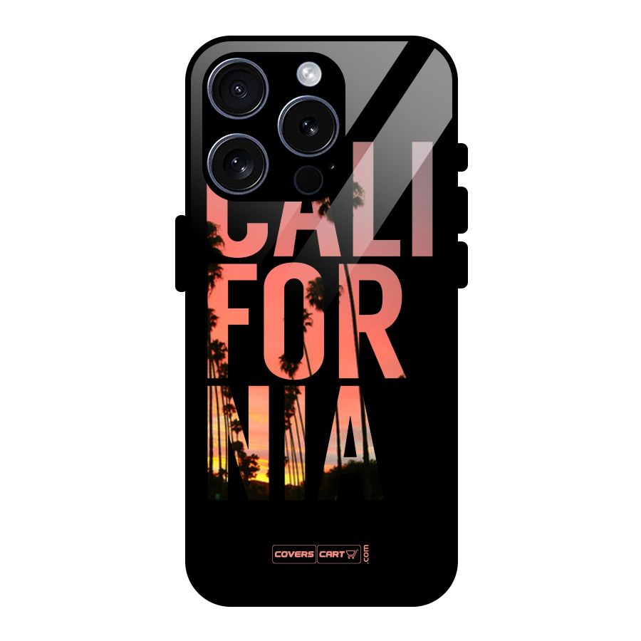 California Glass Back Case for iPhone 15 Pro